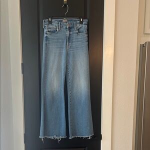 MOTHER Light Blue Flare Jeans